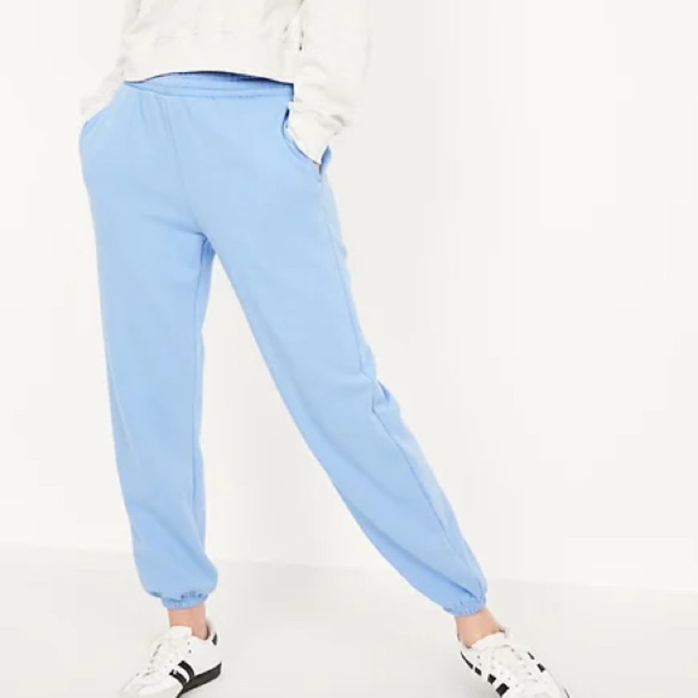 NWT! Old Navy Blue High-Waisted SoComfy Jogger Sweatpants (Size XS)